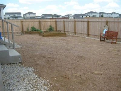 Cibolo landscaping before