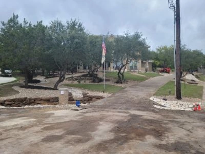 Stone Oak Timberwood Park landscaping example