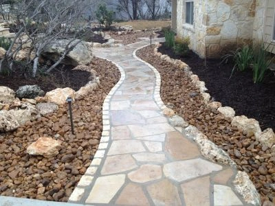 Blanco County, TX landscaping example