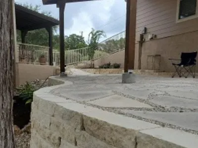 Canyon Lake raised patio overlooking lake